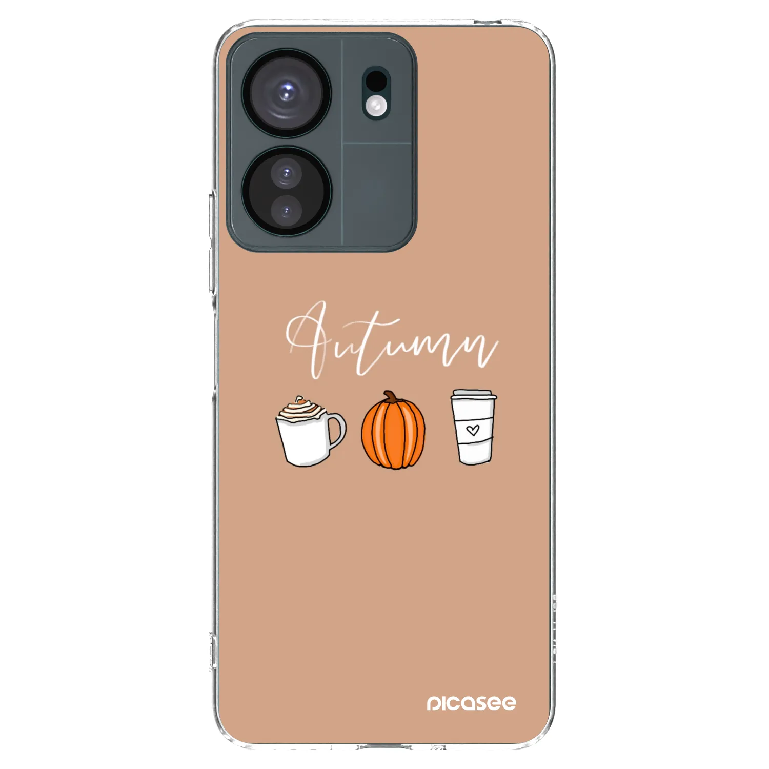 Picasee silikonski prozorni ovitek za Xiaomi Redmi 13C 4G - Autumn