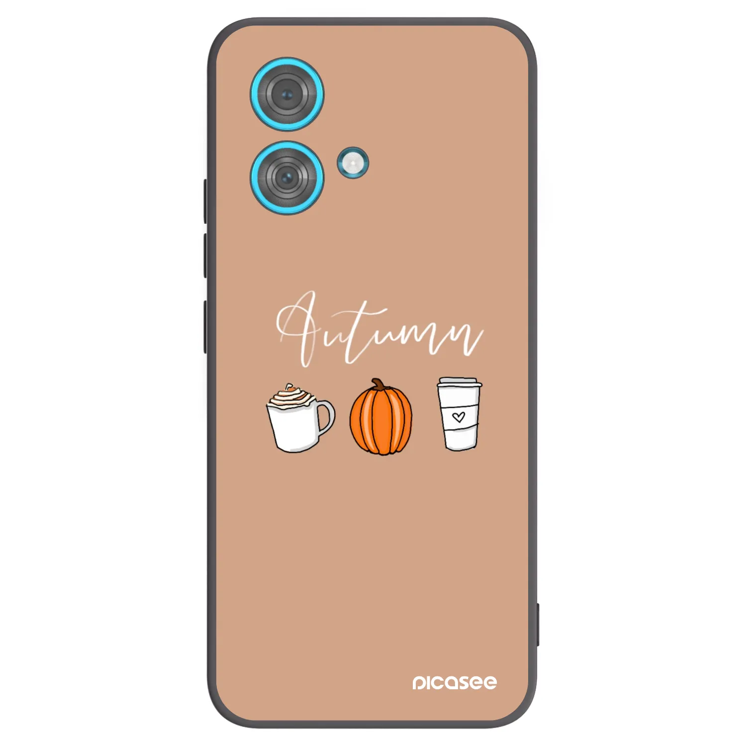 Picasee silikonski črni ovitek za Motorola Edge 40 Neo - Autumn