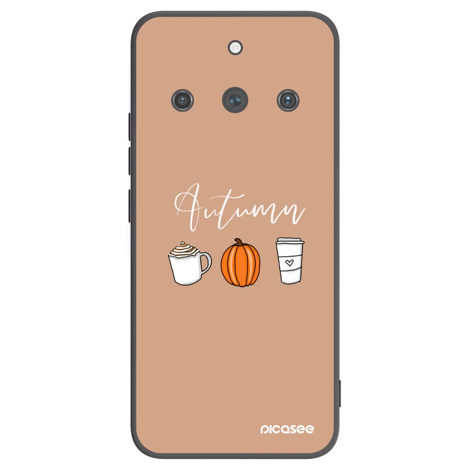 Picasee silikonski črni ovitek za Realme 11 Pro+ - Autumn
