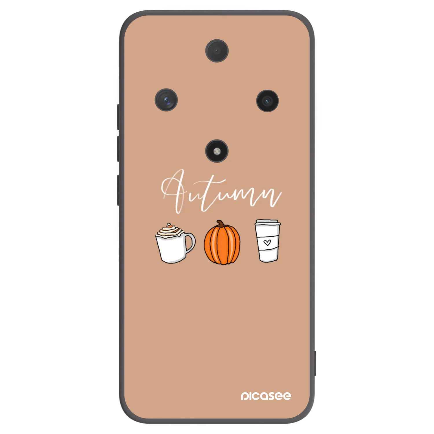Picasee silikonski črni ovitek za Honor Magic6 Lite 5G - Autumn