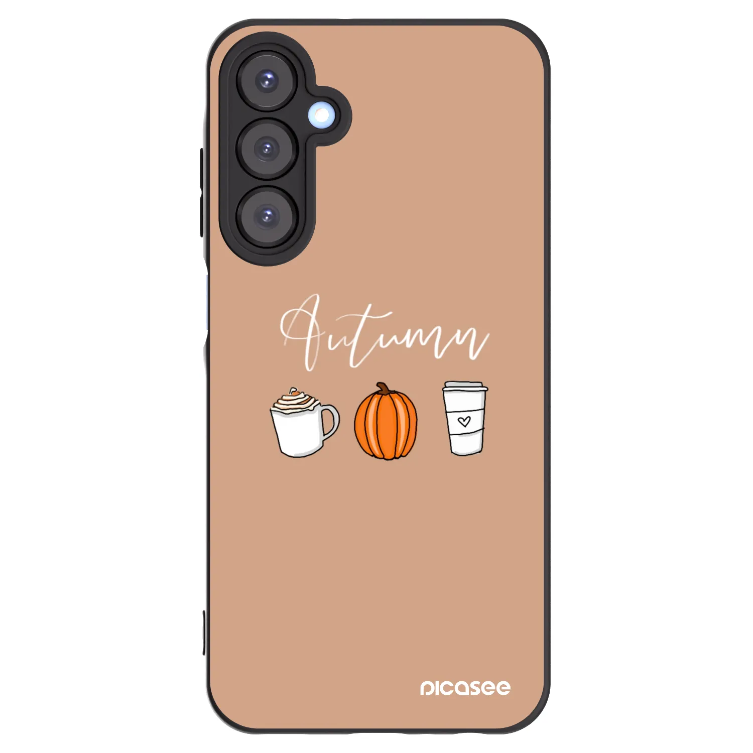 Picasee silikonski črni ovitek za Samsung Galaxy A25 A256B 5G - Autumn