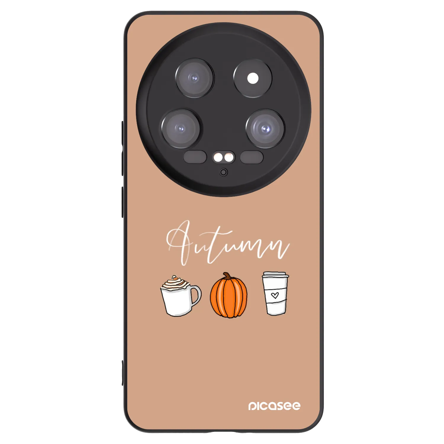 Picasee silikonski črni ovitek za Xiaomi 14 Ultra - Autumn