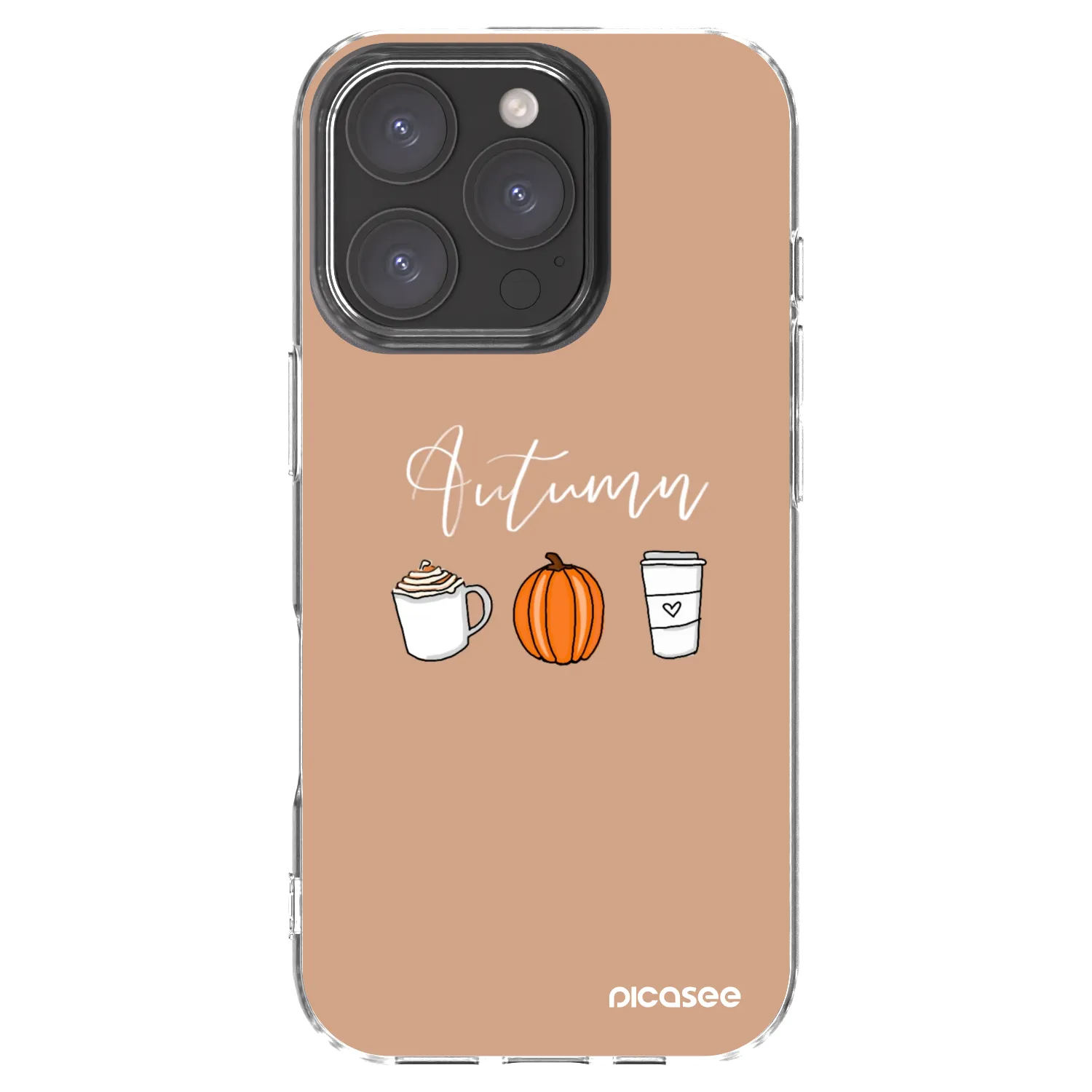 Picasee silikonski prozorni ovitek za Apple iPhone 16 Pro - Autumn