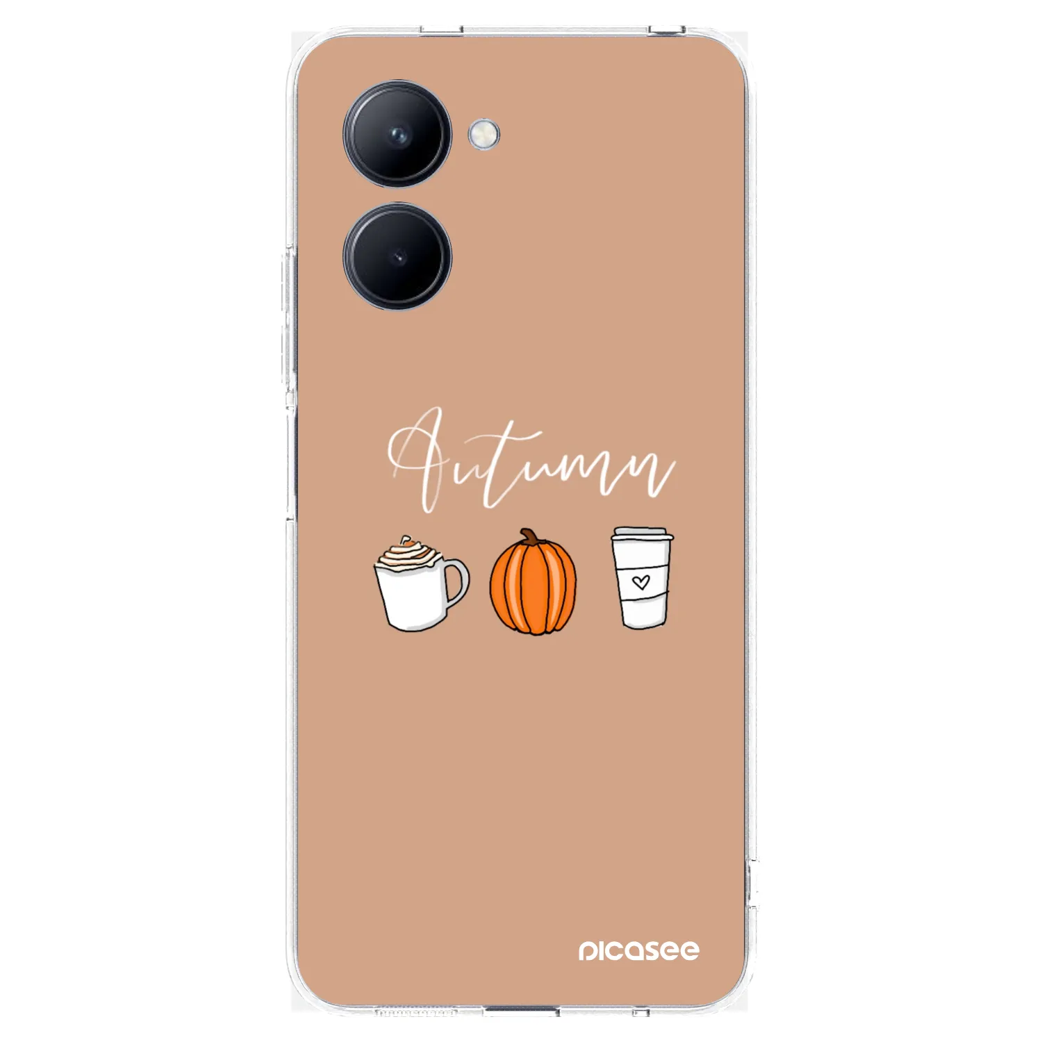 Picasee silikonski prozorni ovitek za Realme C33 (2023) - Autumn