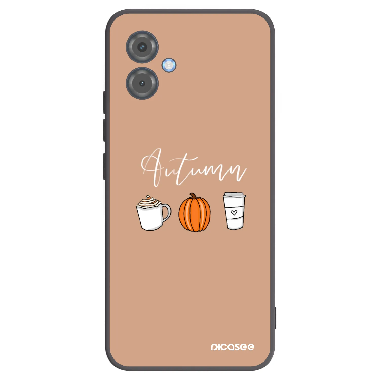 Picasee silikonski črni ovitek za Motorola Moto G14 - Autumn
