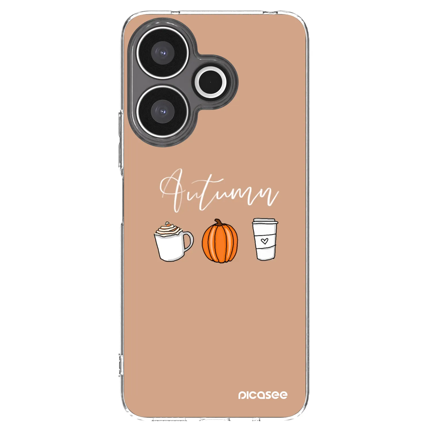 Picasee silikonski prozorni ovitek za Xiaomi Redmi 13 4G - Autumn