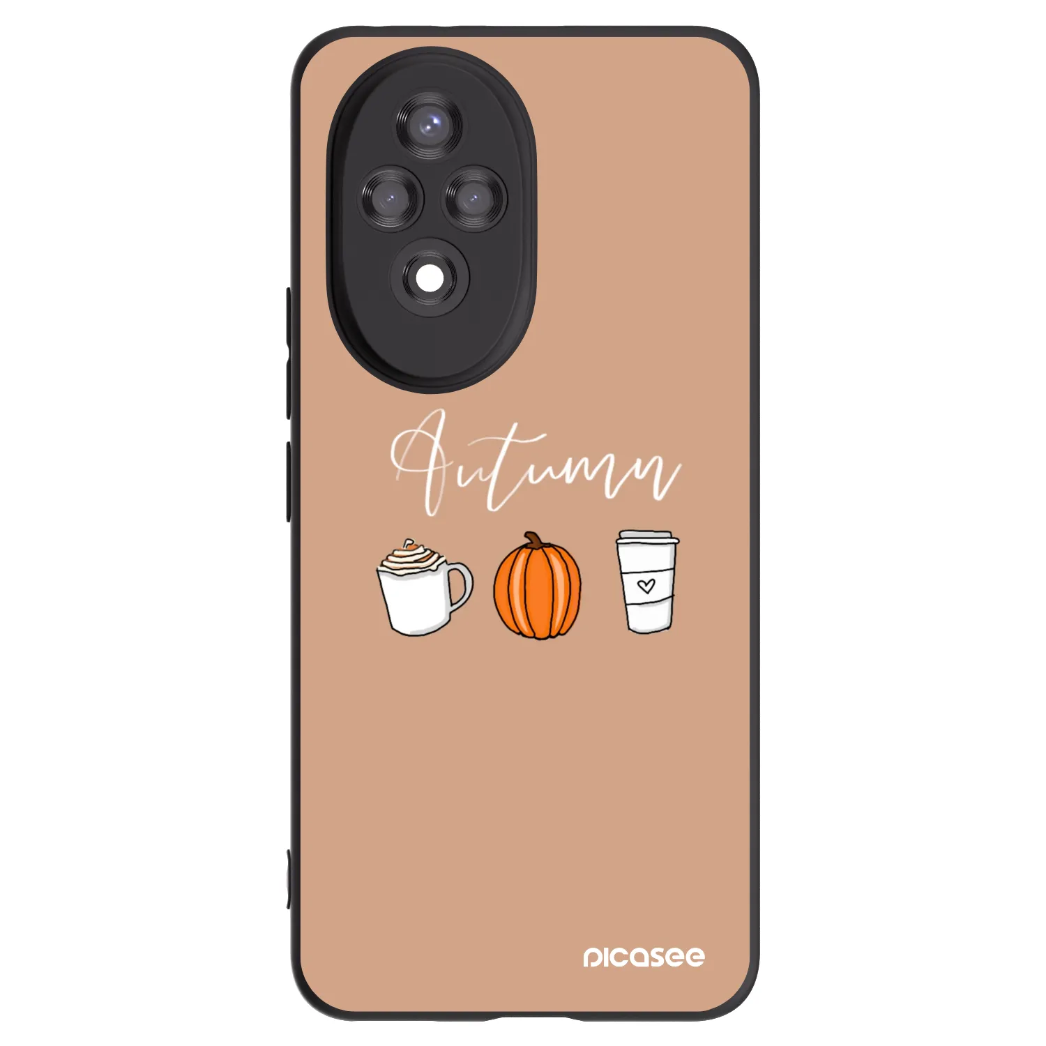 Picasee silikonski črni ovitek za Honor 200 5G - Autumn