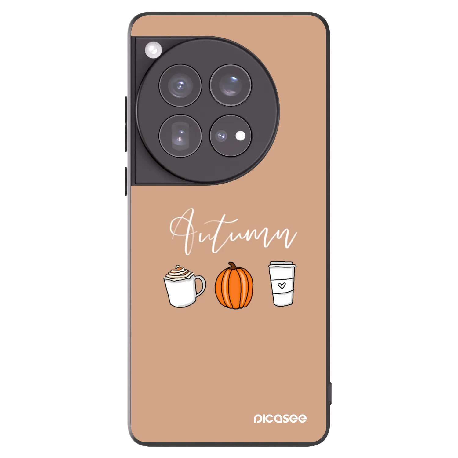 Picasee silikonski črni ovitek za OnePlus 12 5G - Autumn