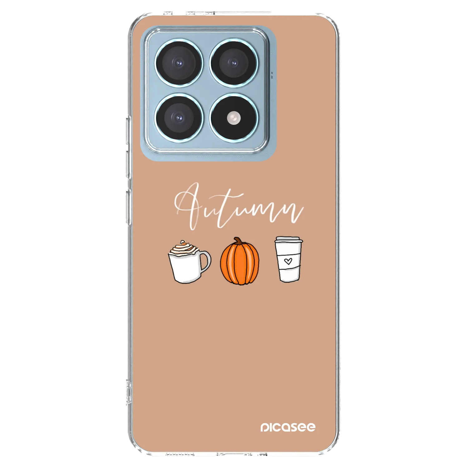 Picasee silikonski prozorni ovitek za Xiaomi 14T Pro - Autumn