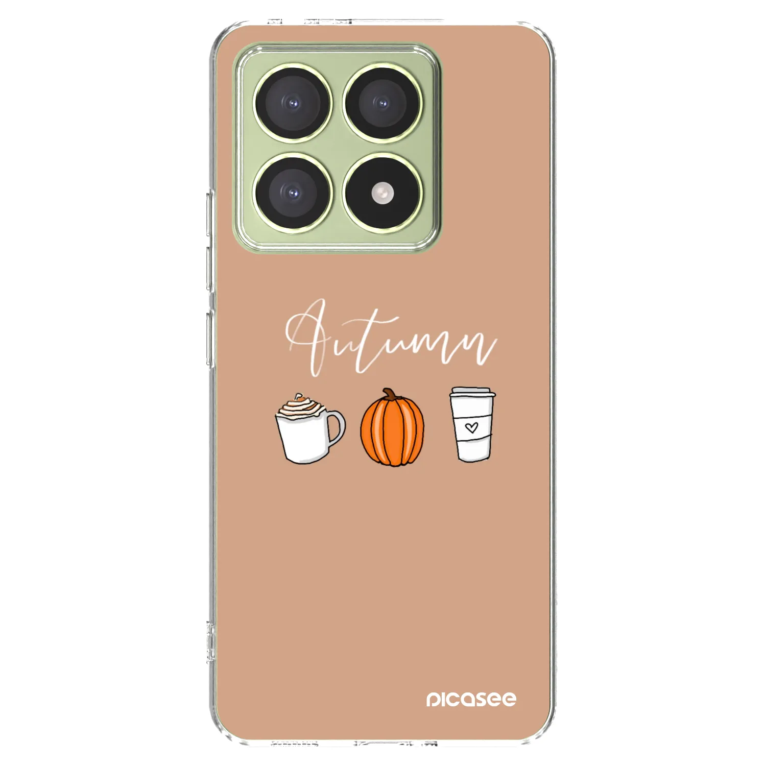 Picasee silikonski prozorni ovitek za Xiaomi 14T - Autumn