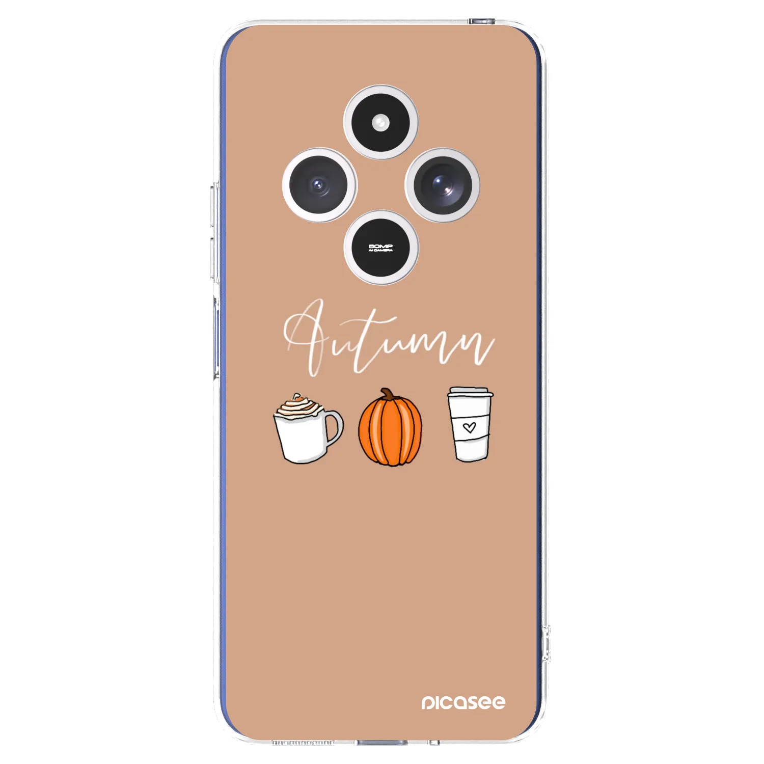 Picasee silikonski prozorni ovitek za Xiaomi Redmi 14C - Autumn