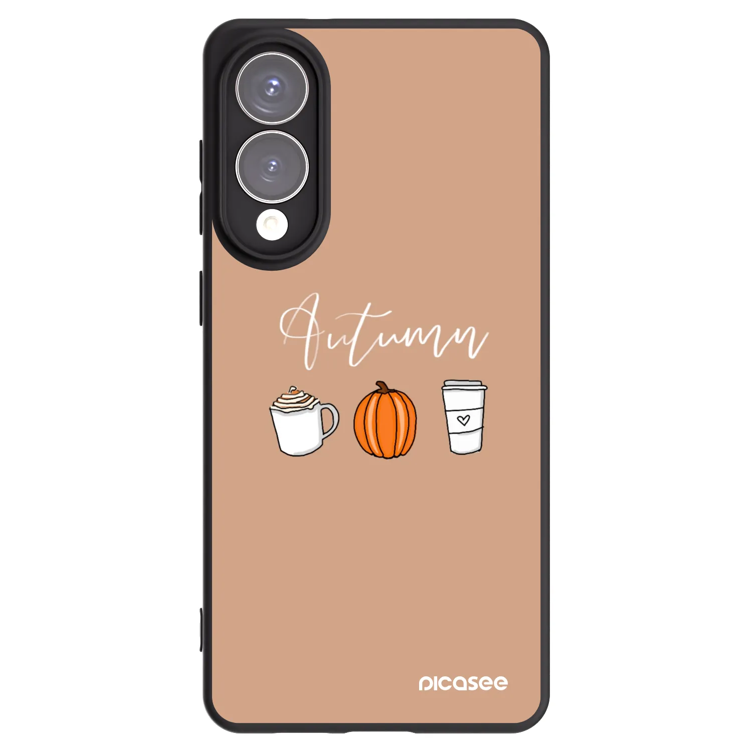 Picasee silikonski črni ovitek za Samsung Galaxy S25 Edge 5G - Autumn