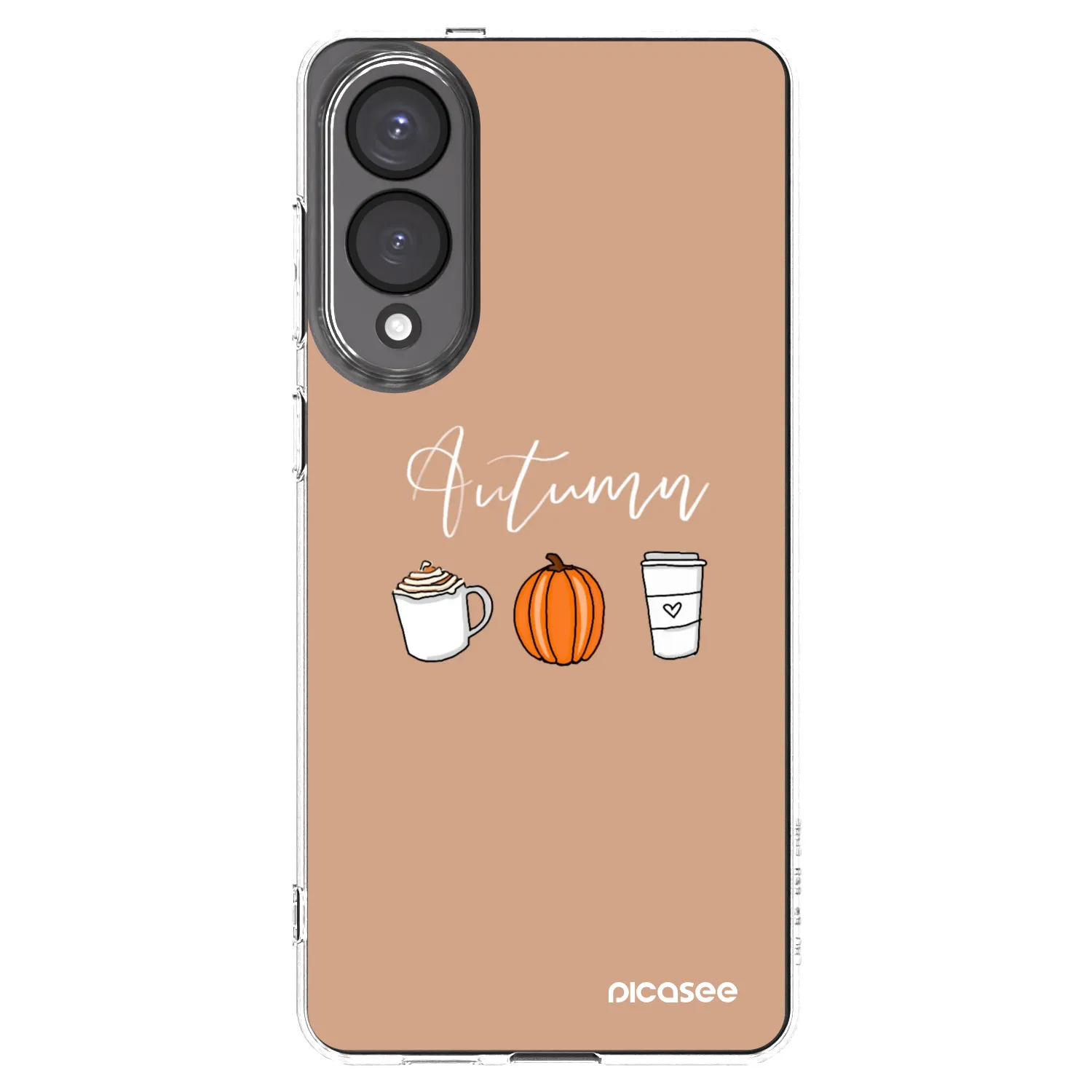 Picasee silikonski prozorni ovitek za Samsung Galaxy S25 Edge 5G - Autumn