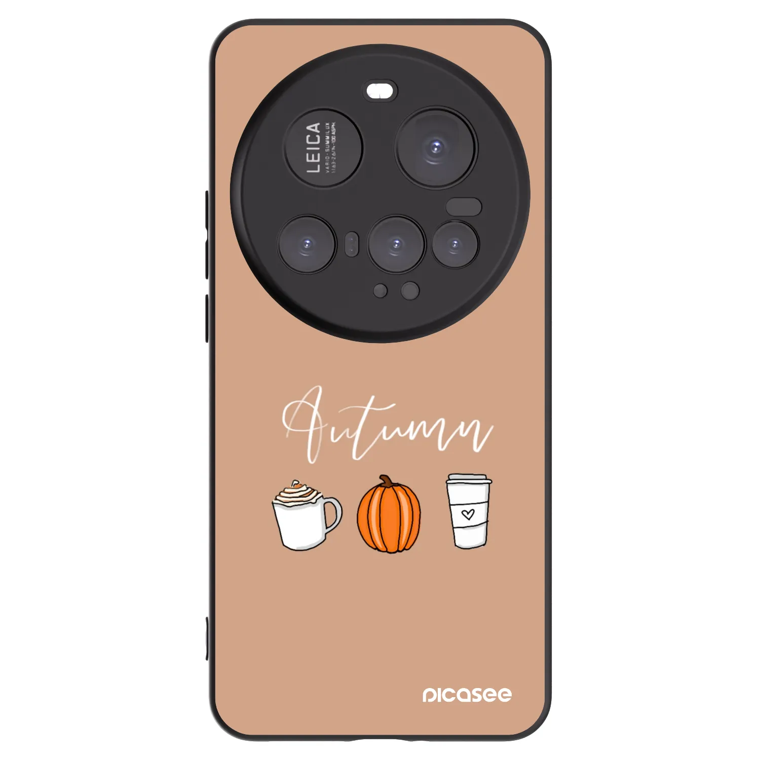 Picasee silikonski črni ovitek za Xiaomi 15 Ultra - Autumn