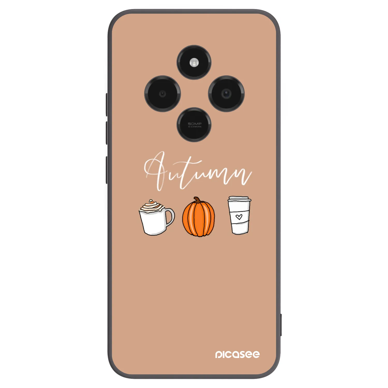 Picasee silikonski črni ovitek za Xiaomi Poco C75 - Autumn