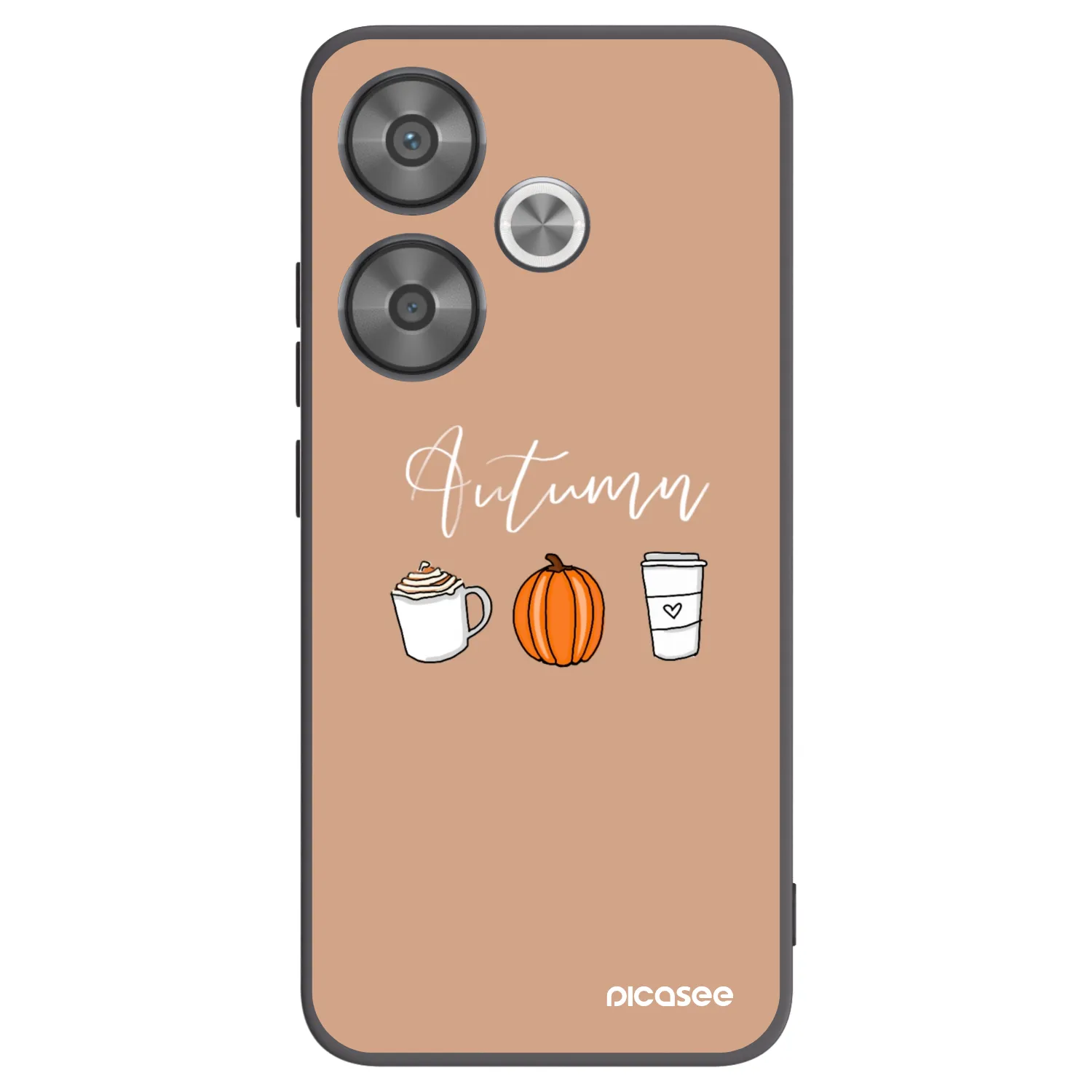 Picasee silikonski črni ovitek za Xiaomi Poco F6 - Autumn