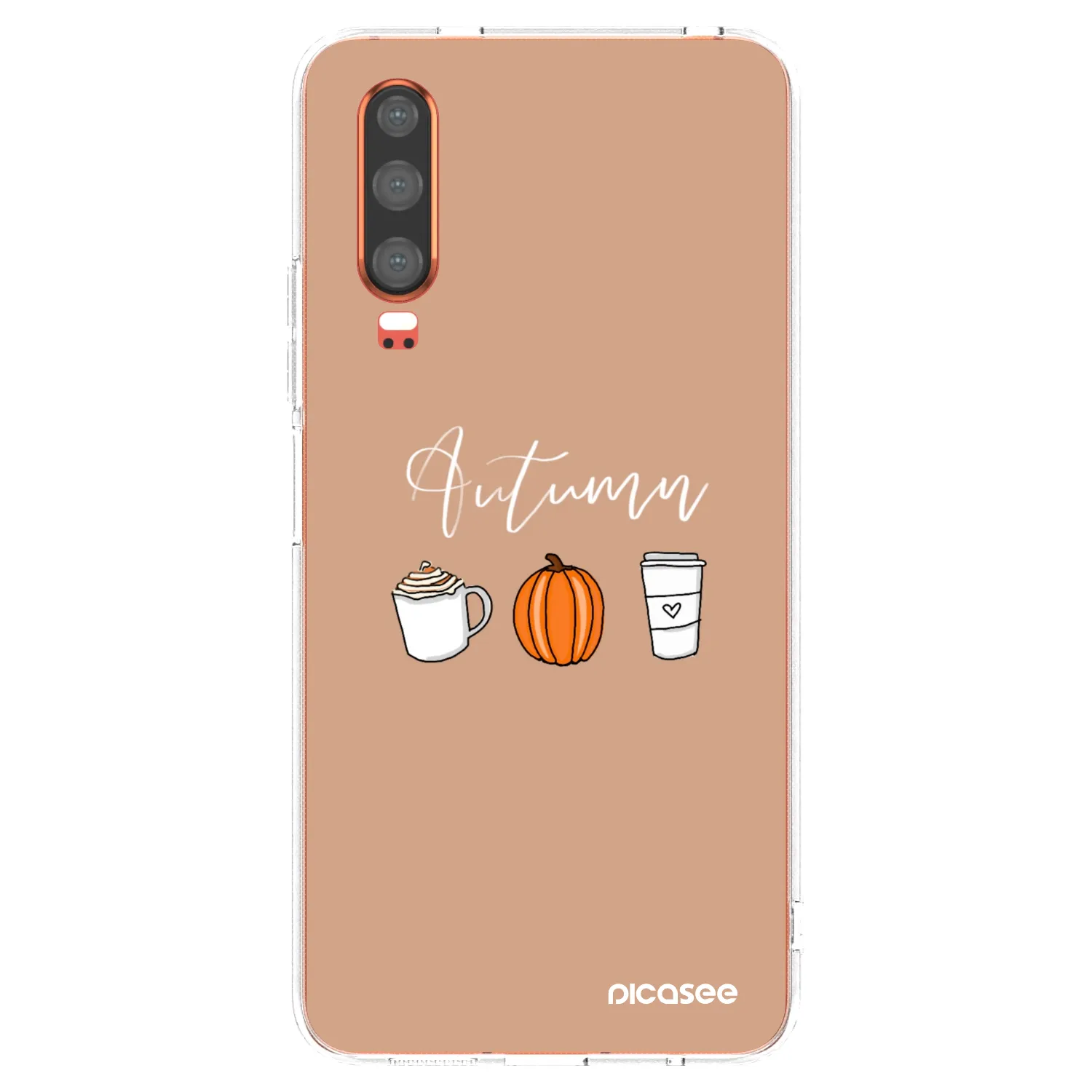 Picasee silikonski prozorni ovitek za Huawei P30 - Autumn