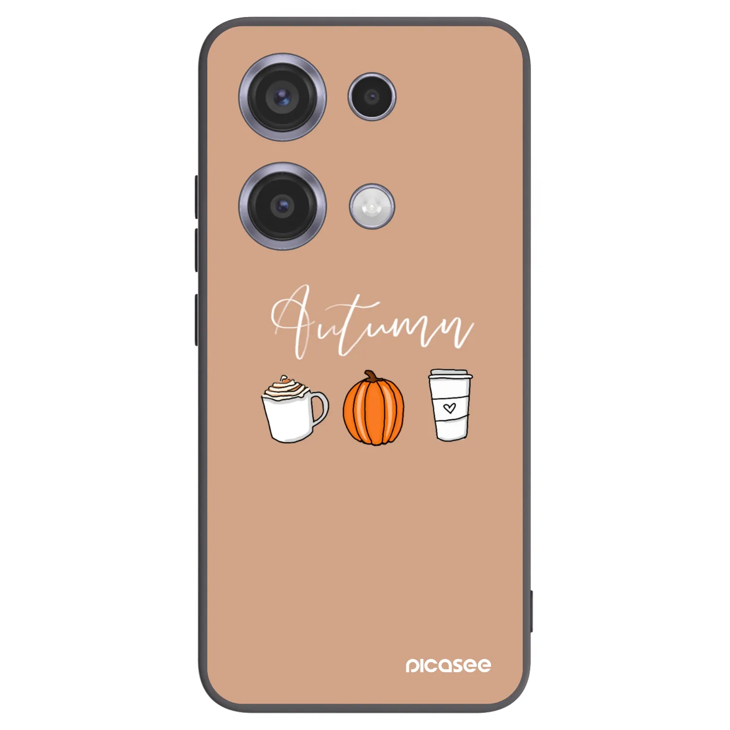 Picasee silikonski črni ovitek za Xiaomi Redmi Note 14S - Autumn