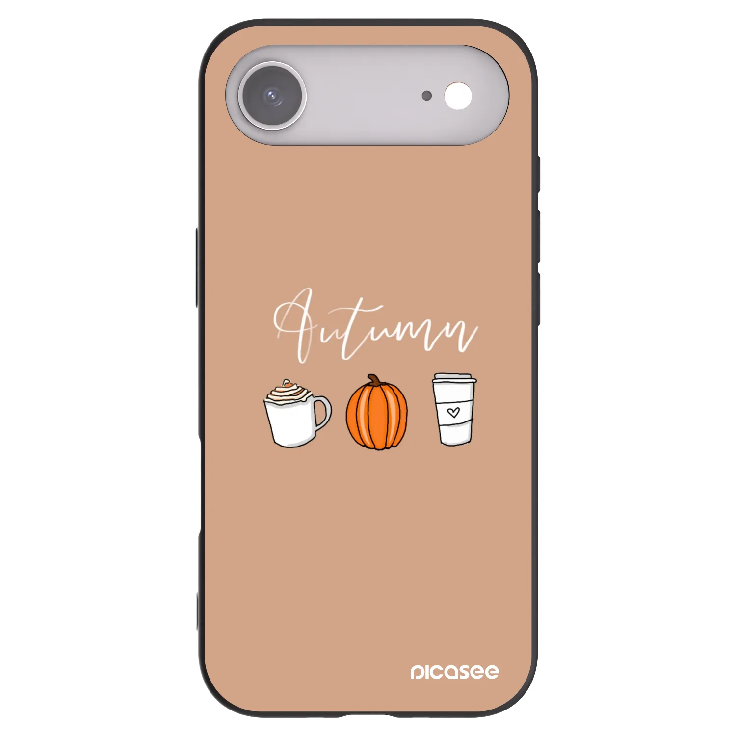 Picasee silikonski črni ovitek za Apple iPhone Air - Autumn