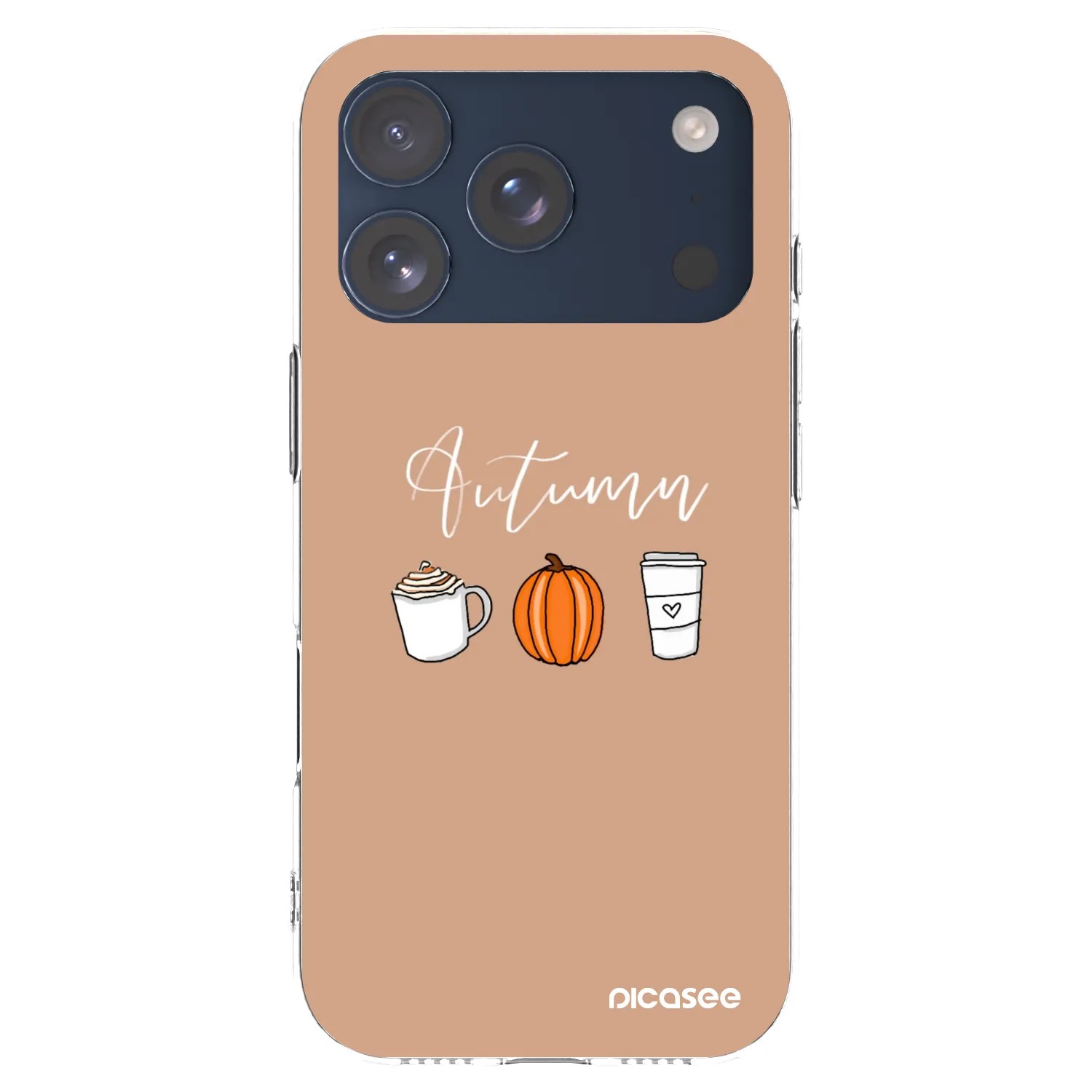 Picasee silikonski prozorni ovitek za Apple iPhone 17 Pro - Autumn
