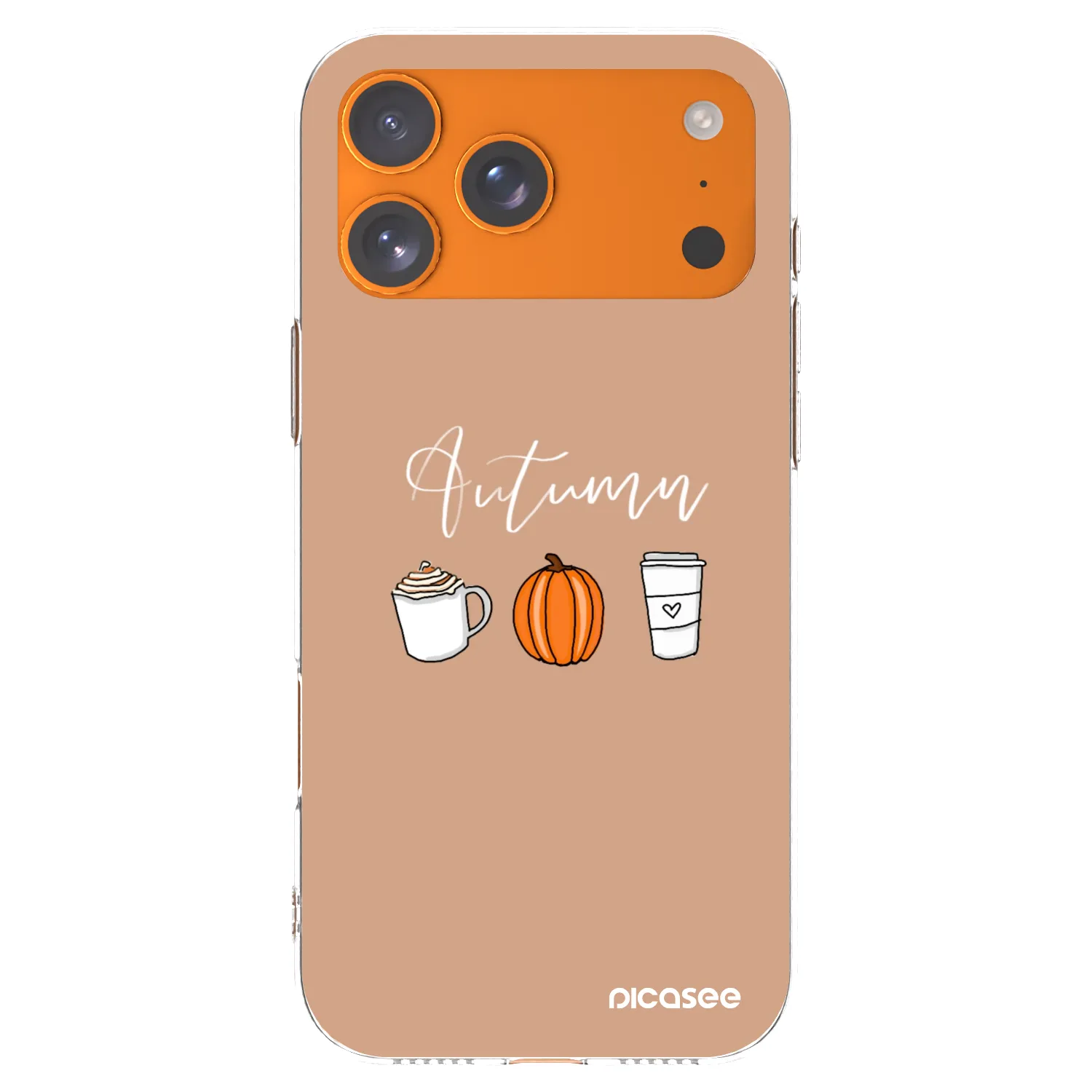 Picasee silikonski prozorni ovitek za Apple iPhone 17 Pro Max - Autumn