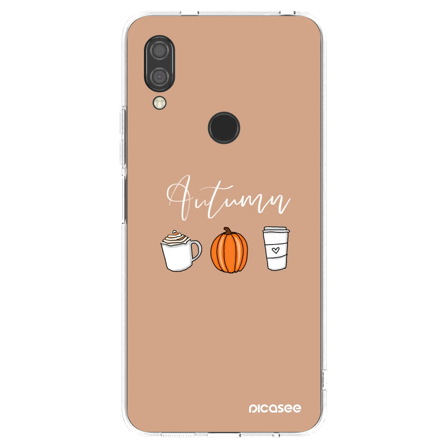 Picasee silikonski prozorni ovitek za Xiaomi Redmi 7 - Autumn