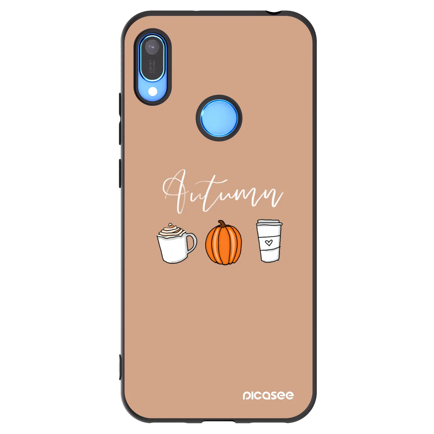 Picasee silikonski črni ovitek za Huawei Y6 2019 - Autumn