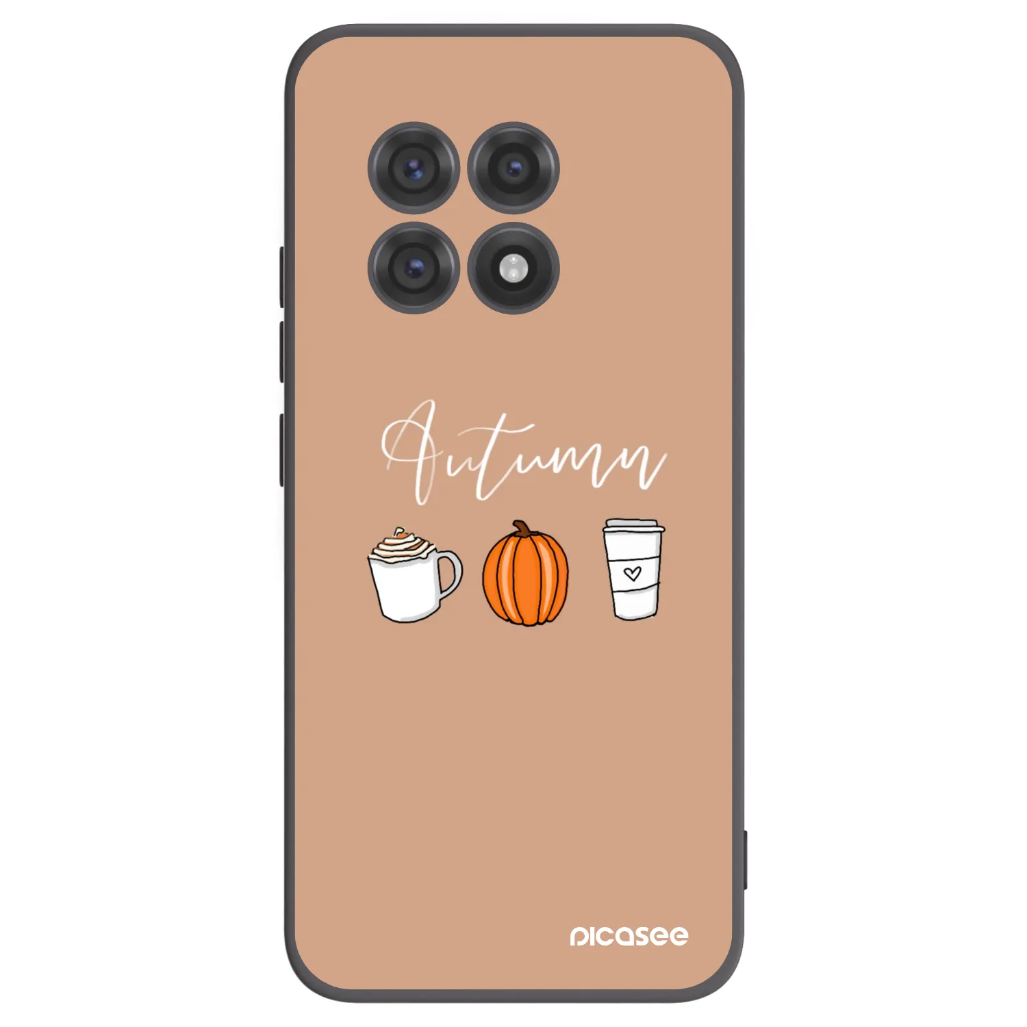Picasee silikonski črni ovitek za OnePlus 13R 5G - Autumn