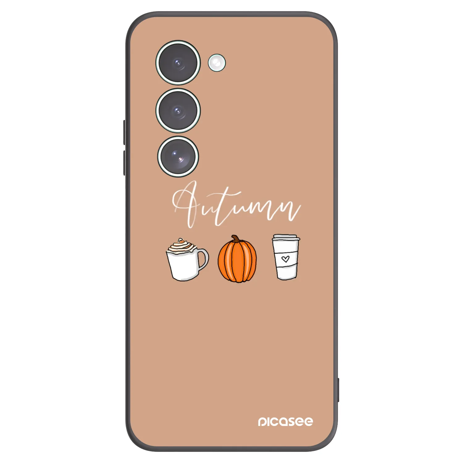 Picasee silikonski črni ovitek za Xiaomi Redmi 15 5G - Autumn