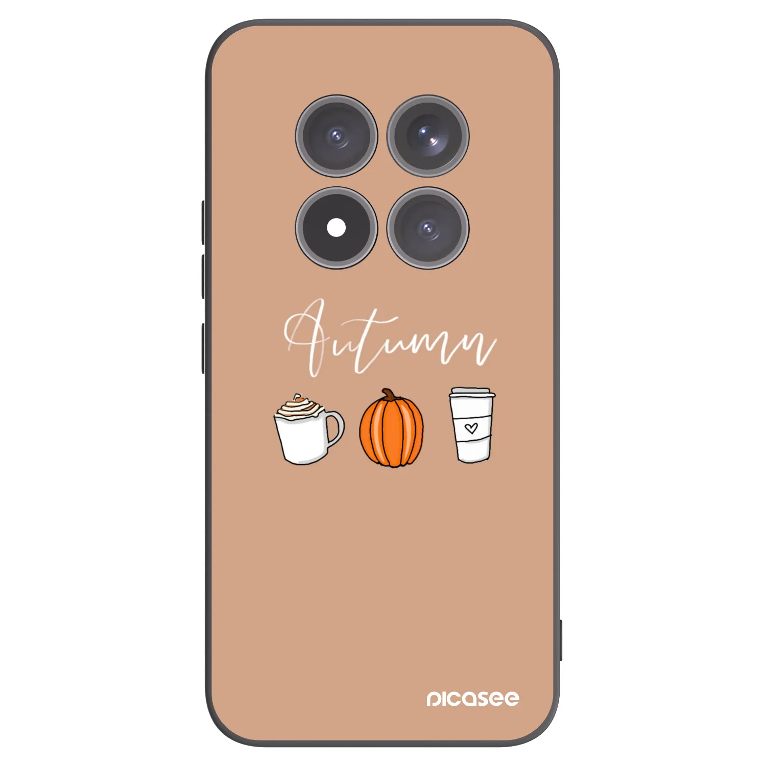 Picasee silikonski črni ovitek za Xiaomi Redmi Note 15 Pro+ - Autumn