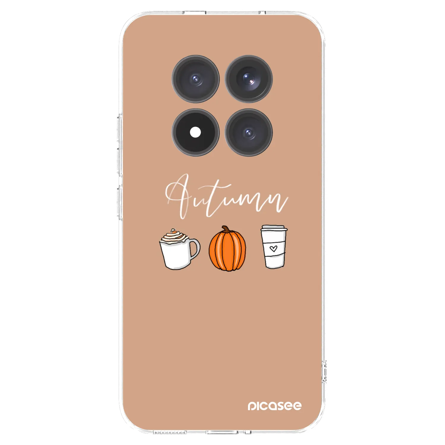 Picasee silikonski prozorni ovitek za Xiaomi Redmi Note 15 Pro+ - Autumn