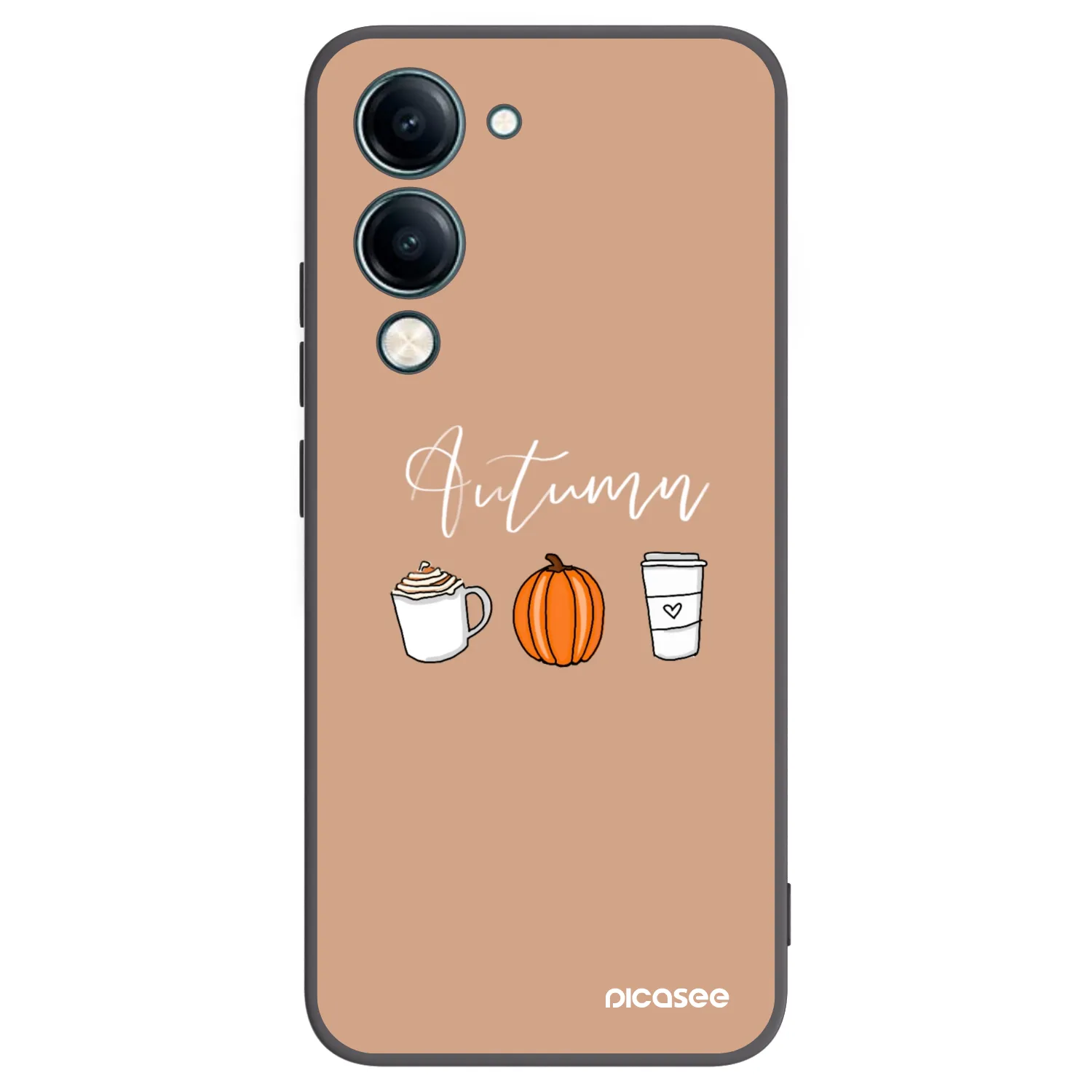 Picasee silikonski črni ovitek za Vivo Y29s 5G - Autumn