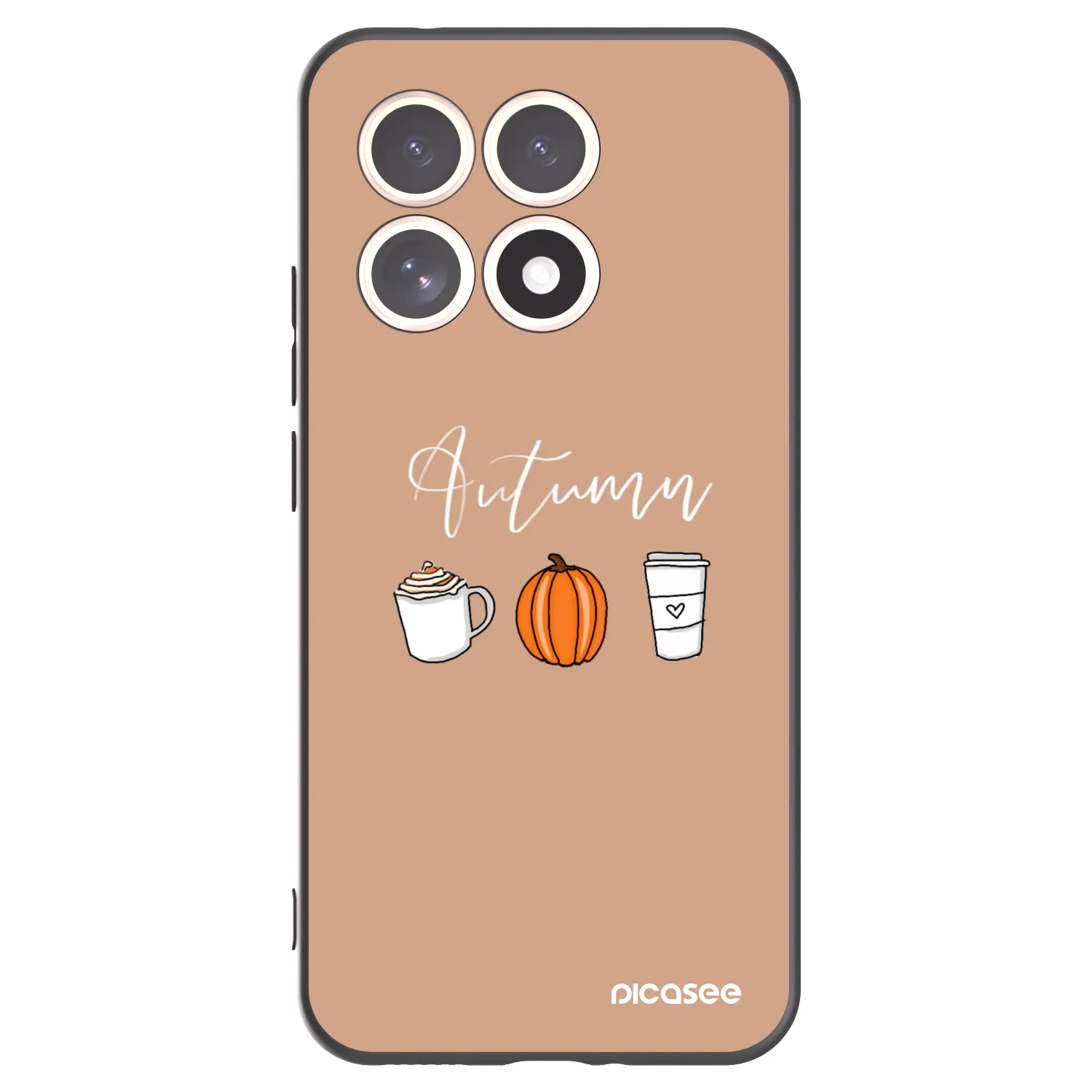 Picasee silikonski črni ovitek za Xiaomi 15T - Autumn