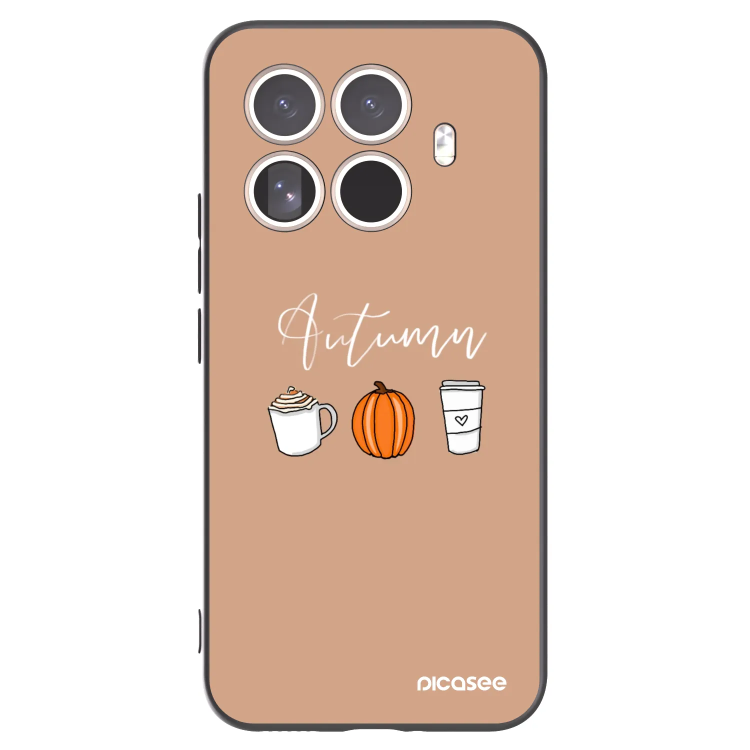 Picasee silikonski črni ovitek za Xiaomi 15T Pro - Autumn