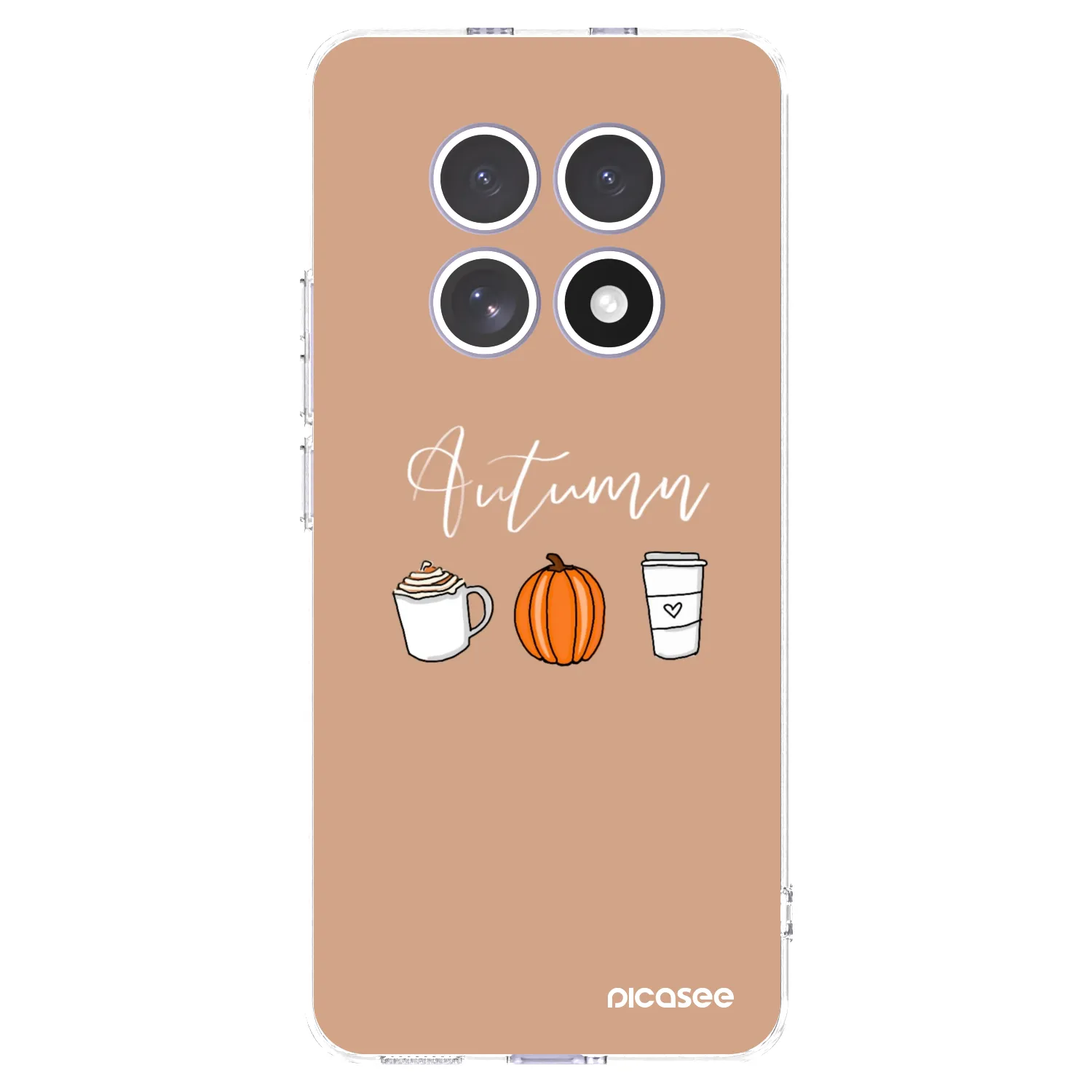 Picasee silikonski prozorni ovitek za Xiaomi Redmi Note 15 4G - Autumn