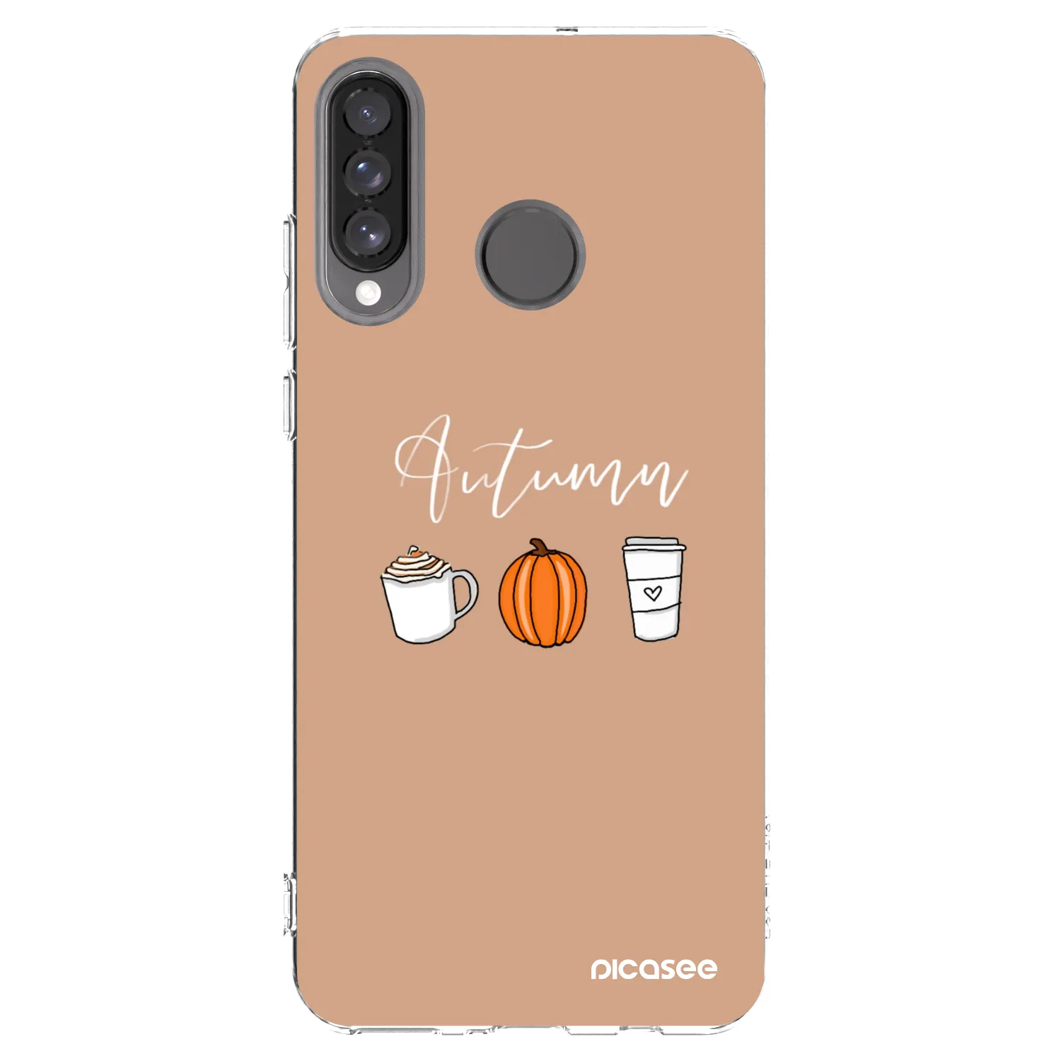 Picasee silikonski prozorni ovitek za Huawei P30 Lite - Autumn