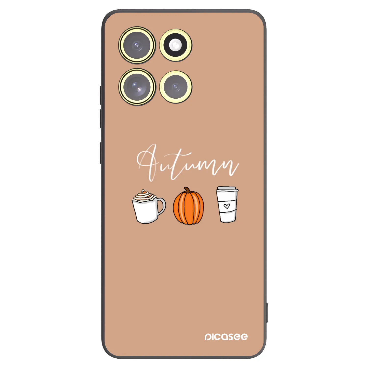 Picasee silikonski črni ovitek za Motorola Moto G86 Power 5G - Autumn