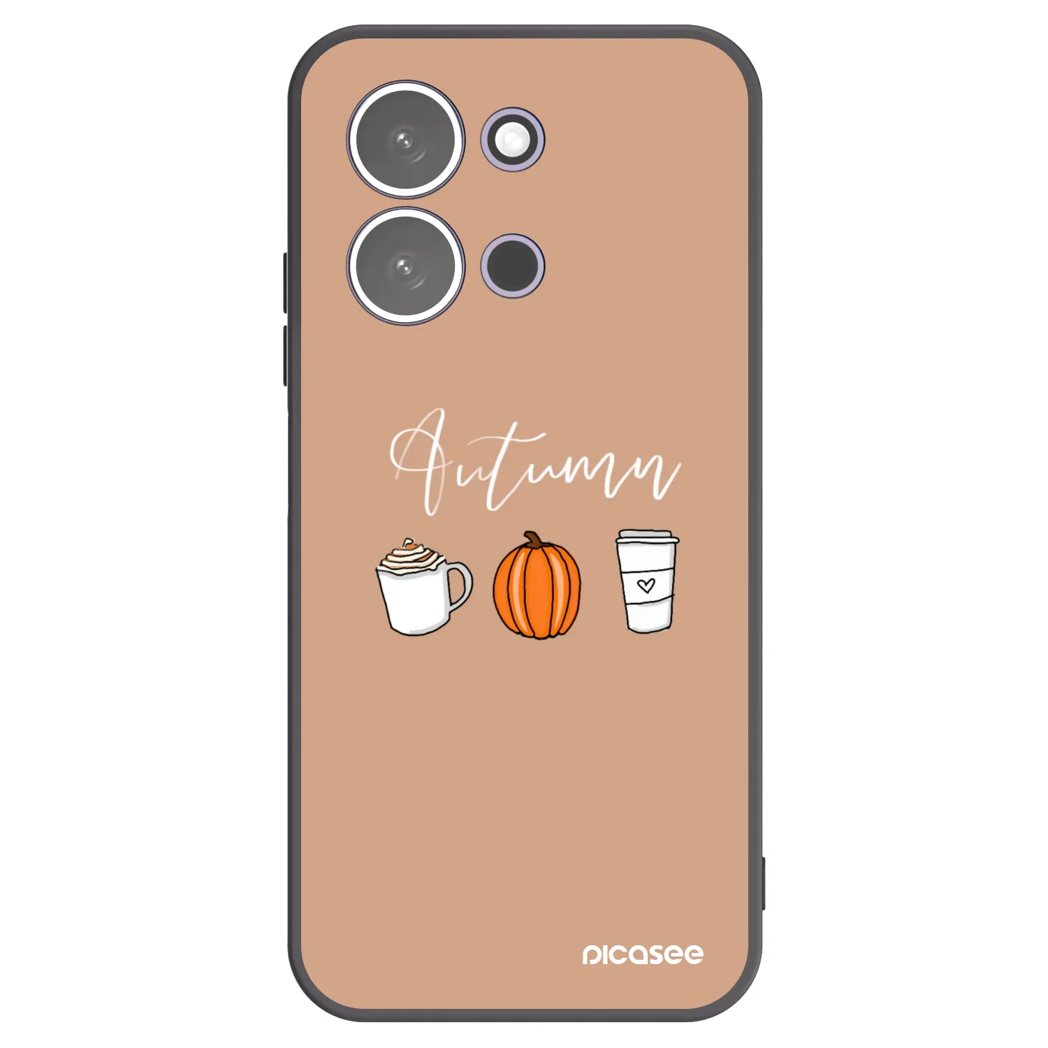 Picasee silikonski črni ovitek za Xiaomi Redmi 15C 5G - Autumn