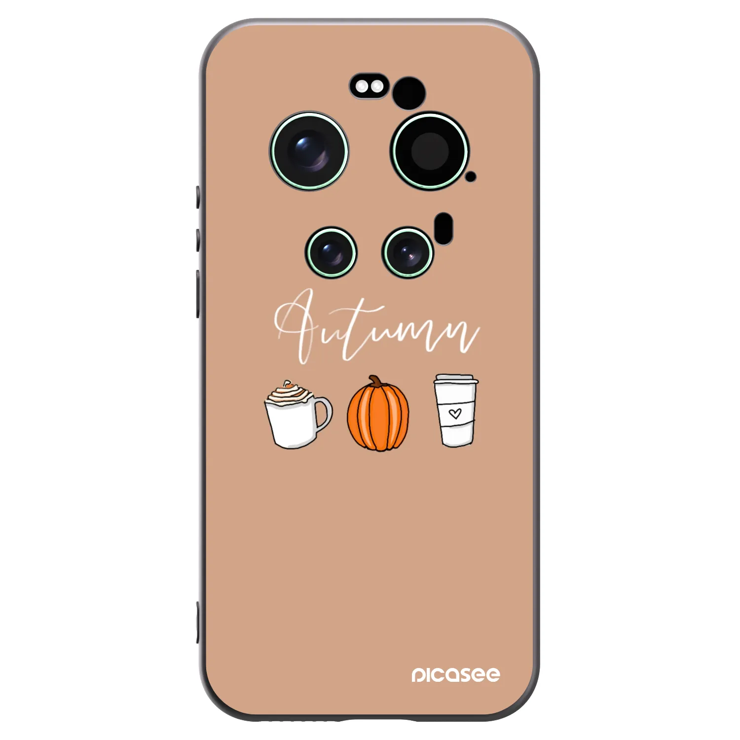 Picasee silikonski črni ovitek za Xiaomi 17 Ultra - Autumn