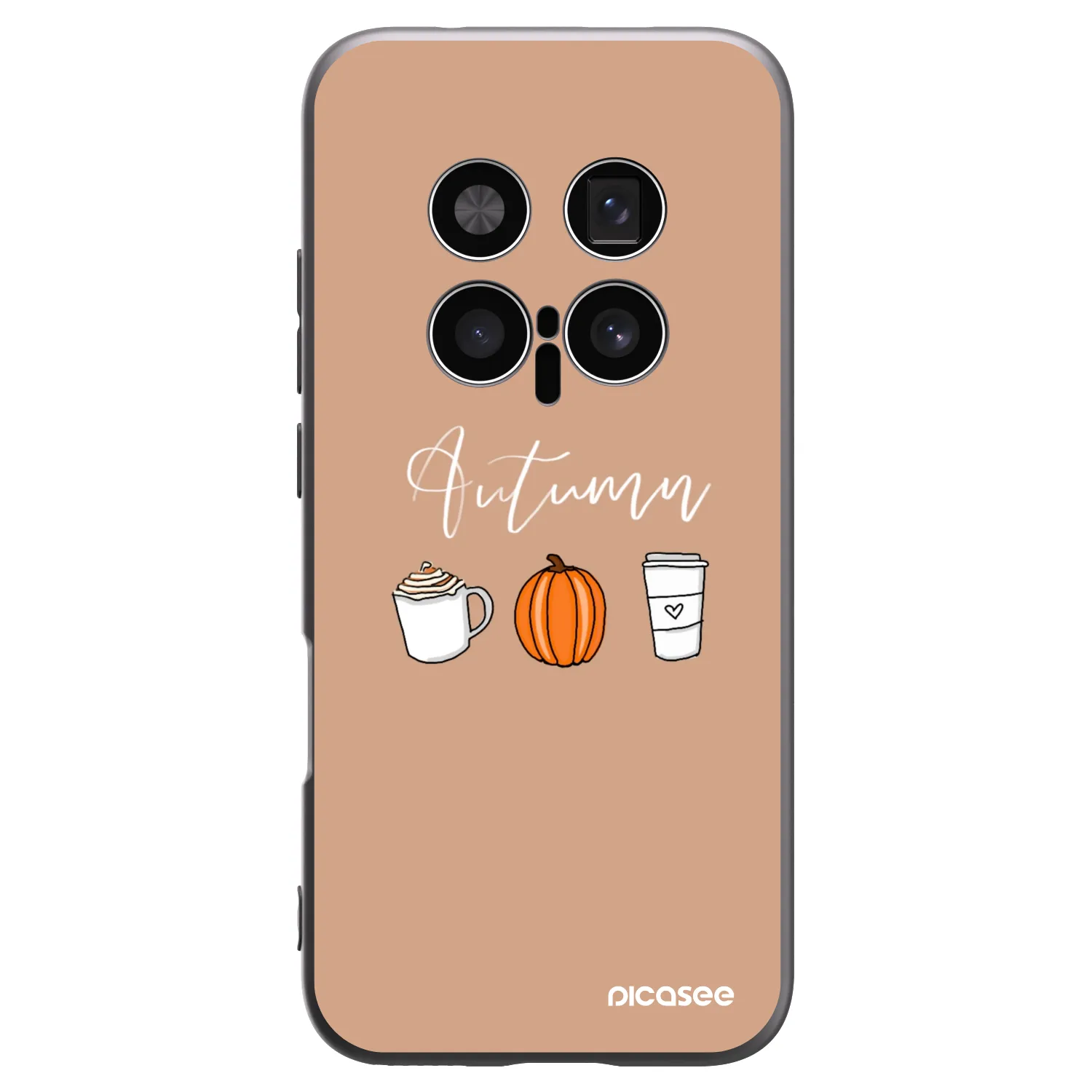 Picasee silikonski črni ovitek za Honor Magic8 Pro 5G - Autumn