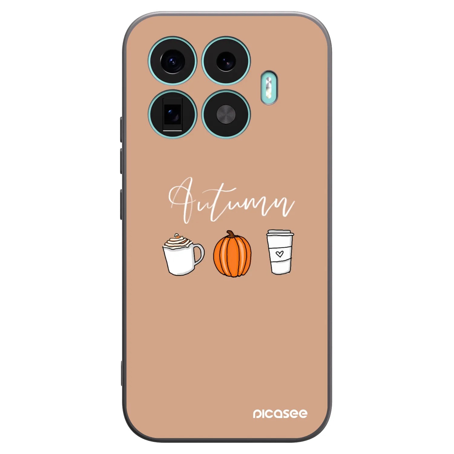 Picasee silikonski črni ovitek za Xiaomi 17T - Autumn