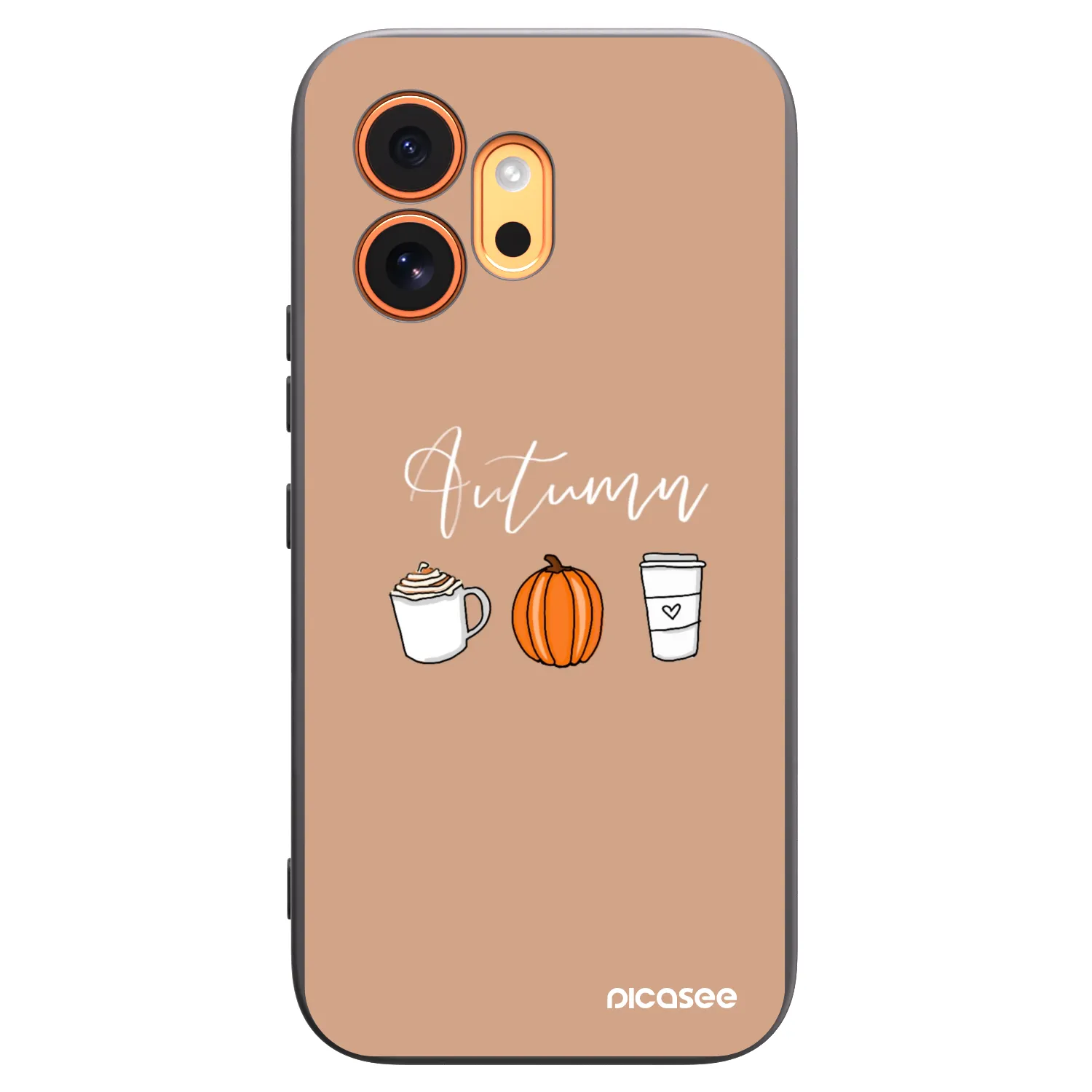 Picasee silikonski črni ovitek za Honor 600 - Autumn