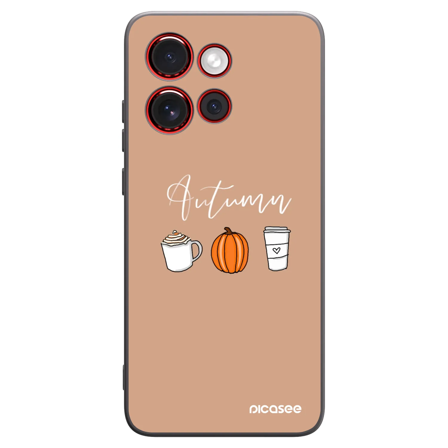 Picasee silikonski črni ovitek za Motorola Edge 60 Neo 5G - Autumn