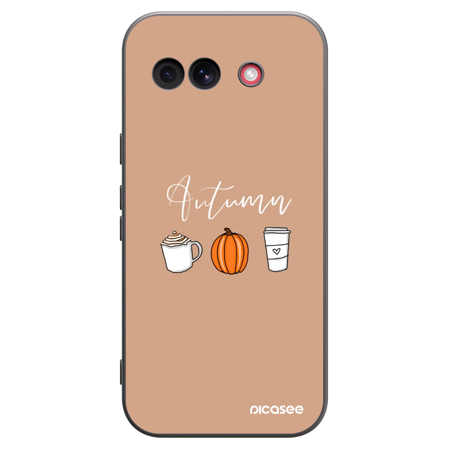Picasee silikonski črni ovitek za Google Pixel 10a - Autumn
