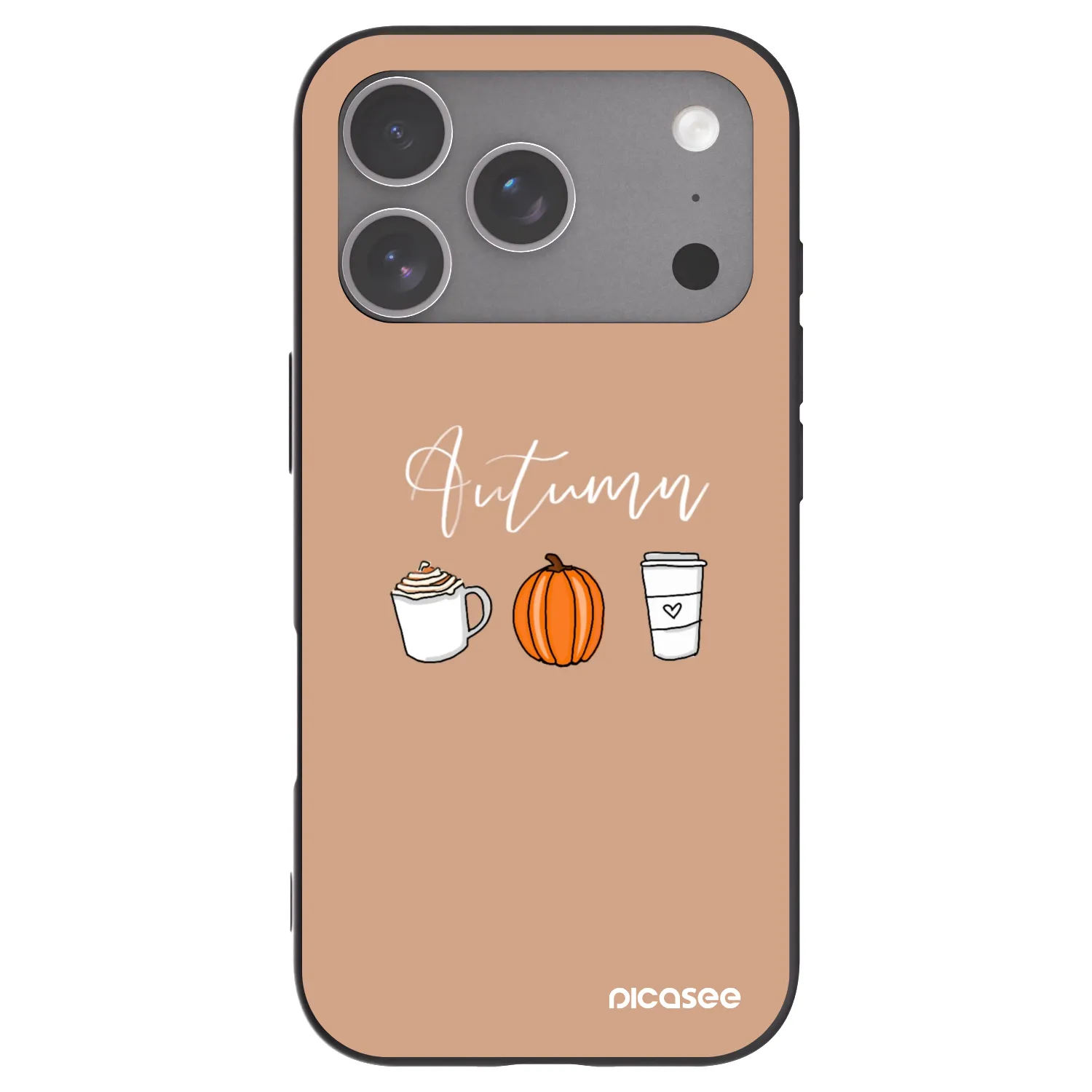 Picasee silikonski črni ovitek za Apple iPhone 18 Pro - Autumn