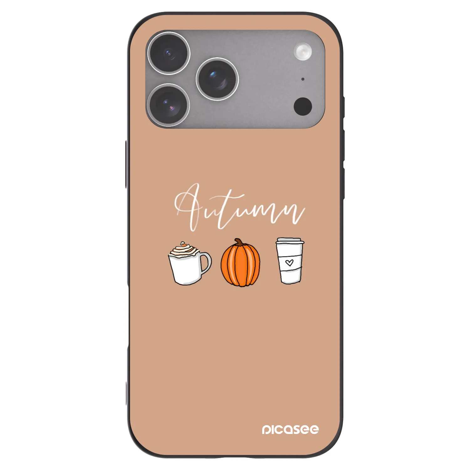 Picasee silikonski črni ovitek za Apple iPhone 18 Pro Max - Autumn