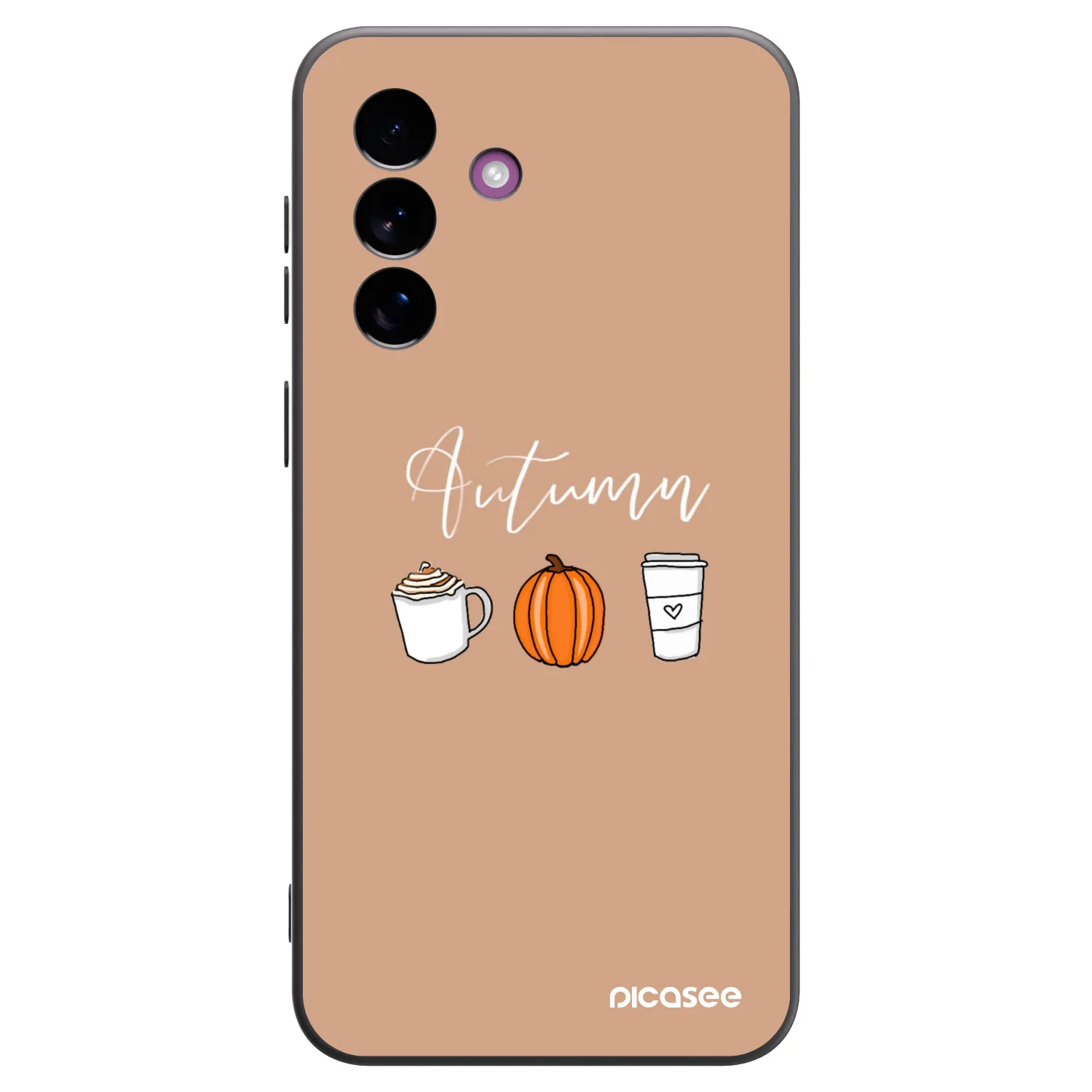 Picasee silikonski črni ovitek za Samsung Galaxy A37 - Autumn