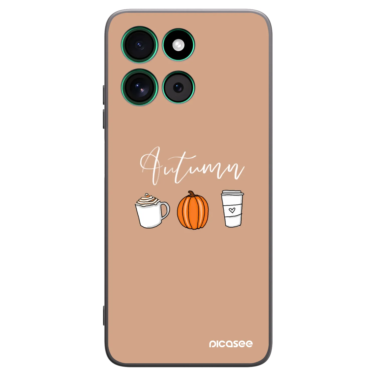 Picasee silikonski črni ovitek za Motorola Moto G57 Power - Autumn