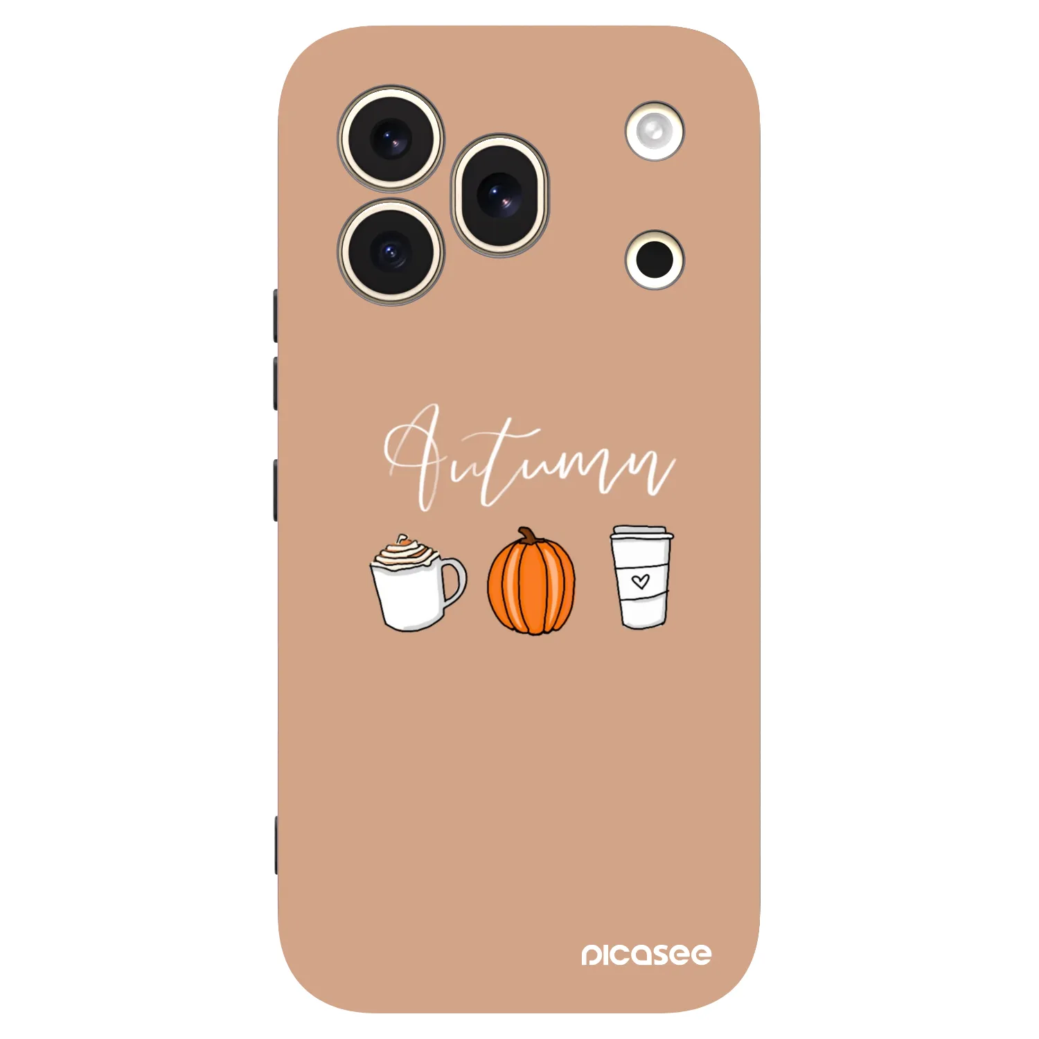 Picasee silikonski črni ovitek za Honor 600 Pro - Autumn