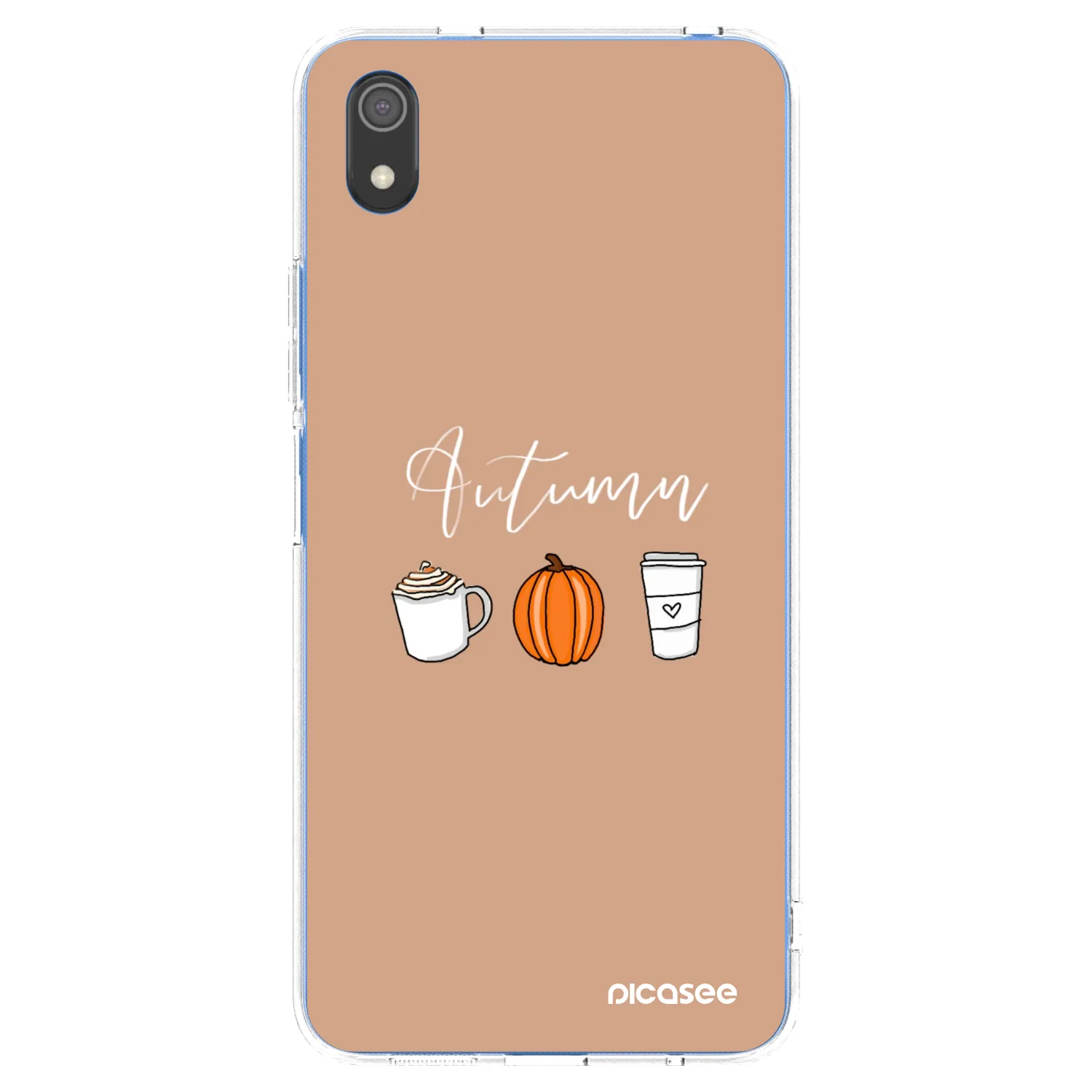 Picasee silikonski prozorni ovitek za Xiaomi Redmi 7A - Autumn
